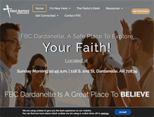 Tablet Screenshot of fbcdardanelle.com